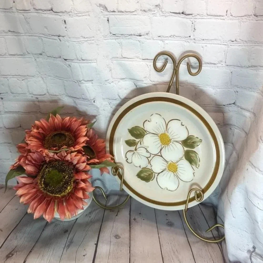 Vintage daniele collection new spring stoneware dinner plate